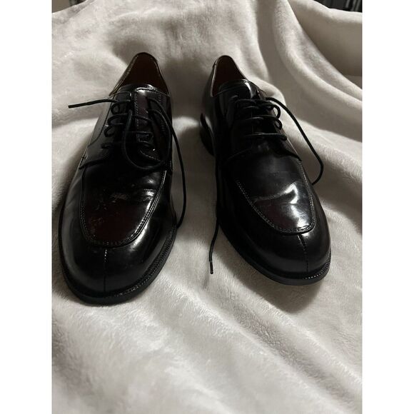 Cole Haan Men's NikeAir Split-Toe Derby Mahogany Leather Dress‎ Shoes Size 10 M - Picture 1 of 11